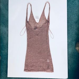 Hot & Delicious 🌹Rose Gold Dress Cover Up, Size M